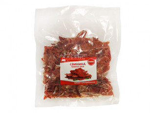 Рыбные снеки: Свинина вяленая (строганина)