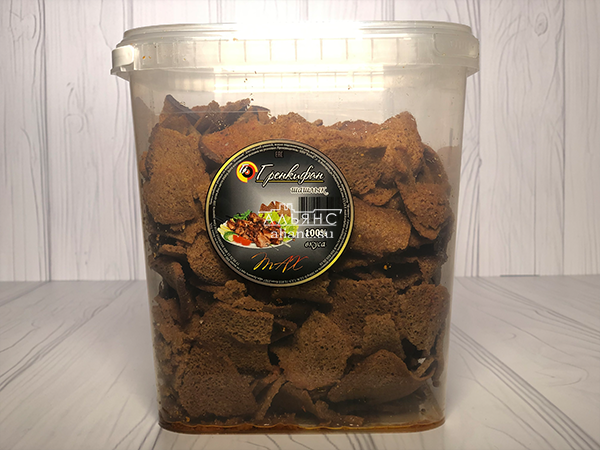 Ржаные гренки со вкусом шашлыка в Абакане