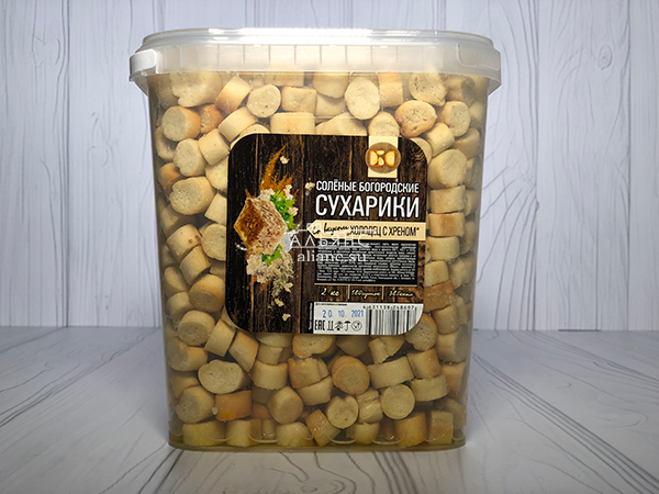 Сухарики с холодцом и хреном в Абакане