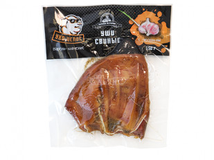 Мясные снеки: Ухо целое с чесноком (150 гр.)