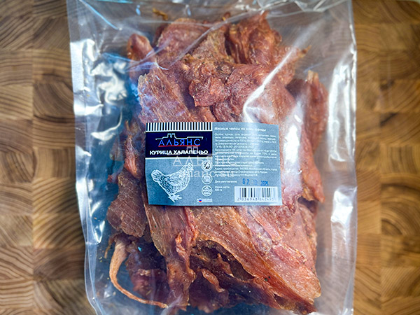 Мясо (АЛЬЯНС) вяленое курица 500гр "С халапеньо" в Абакане