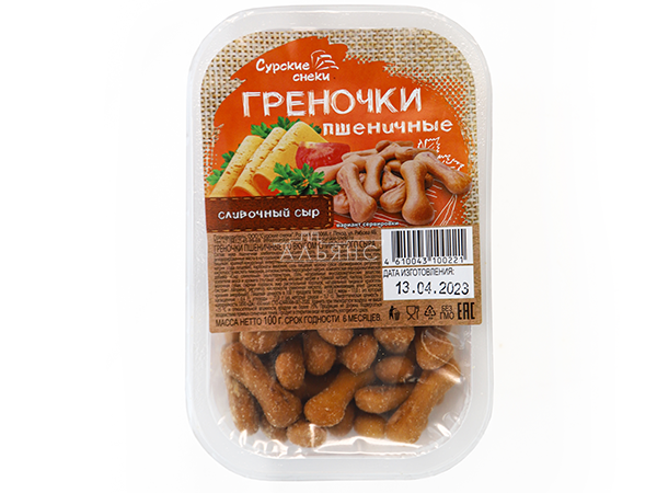 Сурские (ПШЕНИЧНЫЕ) Сливочный сыр (100 гр) в Абакане