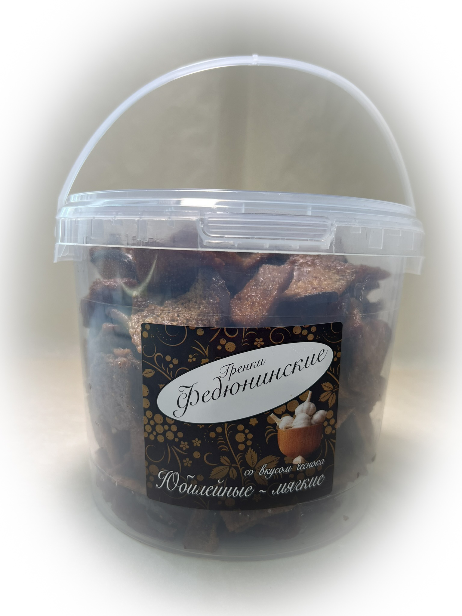 Гренки "ФЕДЮНИНСКИЕ" "Чеснок" (ведро 900 гр.) в Абакане