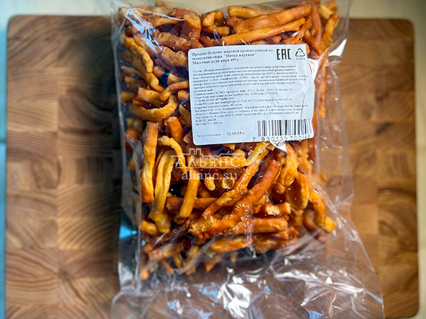 Нитка ЖАРЕНАЯ  Oktobersnack1 кг (сырный продукт) в Абакане