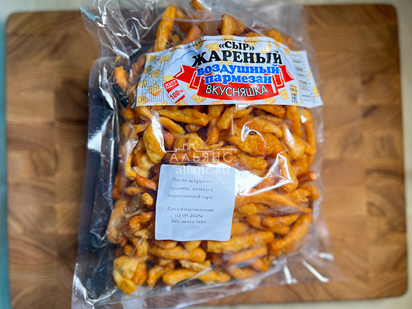 Жареный сыр "ВКУСНЯШКА" со вкусом пармезан (500 гр) в Абакане